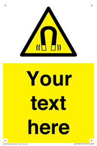 Custom Magnetic Field Sign